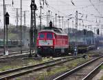 BR 232 mit Zugen 232 904 f�hrt aus dem Bf Stendal aus am 20.04.2010