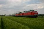 Das Bild zeigt die stark versp�tete Zementleistung am 29.5.2010 auf ...