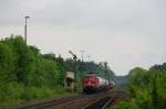 232 589 am 26.05.2010 mit Umleiterg�terzug in Freih�ls  ...