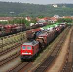 232 561 mit einem gemischten Güterzug aus Nürnberg am 25.05.2010 ... 232 561 mit einem gemischten Güterzug aus Nürnberg am 25.05.2010 ...