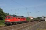 BR 232 mit Zugen 232 618-9 f�hrt mit einem gemischten G�terzug durch den Bahnhof Sch�nebeck (Elbe) in Richtung Magdeburg. Fotografiert am 08.07.2010. 