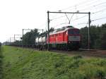 232 909-2 mit G�terzug ...  Date Jan de Vries 07.06.2011