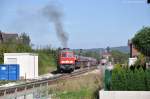 232 255 mit Umleiter-Autozug ...  Tobias Schuminetz, Hirschau 10.11.2011