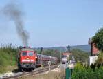 232 255 mit Umleiter-Autozug ...  Tobias Schuminetz, Hirschau 14.11.2011