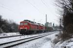 BR 233 mit Zugen 233 112+23x xxx in Misburg am 30.1.2010.