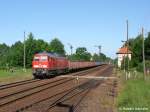 BR 233 mit Zugen 233 689-9 mit einem Gz in Ri Horka in M�cka am 04.06.2010