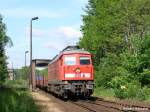 BR 233 mit Zugen 233 076-9 mit einem Gz in Ri Horka am 04.06.2010 in Uhyst 