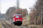 241 449 am 02.03.10 Richtung Chemnitz-K�chwald am Hp Wittgensdorf Mitte ...
