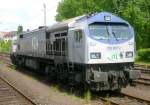 br-250-tiger Blue Tiger der ITL,abgestellt neben Gleis 5 des Osnabr�cker Hauptbahnhof&acute;s am 23.5.2010