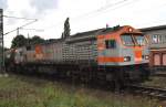 HVLE Tiger V330.2, am 25.08.10 in Lehrte.  ...