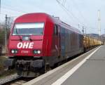 OHE 270081 rollte durch den Bahnhof Uelzen (13.04.10)  ...