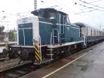 260 106 im Bahnhof Rosenheim beim Einsatz w�hrend des Wiesnexpresses ...