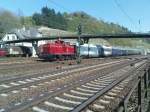 BR 260 Br 260 stellt einen Sonderzug f�r Samstag und Sonntag bereit am 22.4.10 in Linz am Rhein