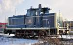 261 671-2 - abgestellt beim Bahnhof Euskirchen - 19.12.2009  ...