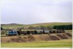 BR261 671 zieht den Preussenzug2 zur�ck nach Gerolstein; zw. Betteldorf ...