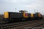 6469 und 6465 (Railion DB Logistics) fahren am 16. Dezember ...
