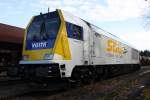 Abgestellt in Rosenheim war am 05.11.09 die Voith Maxima 40 ...