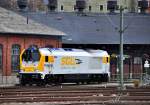 V 500.06 der SGL vor dem Haus I in W�rzburg ...