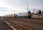 HHPI-Lok 29004 durchfährt am 22.02.2010 mit einem Kohlezug den Bahnhof ... HHPI-Lok 29004 durchfährt am 22.02.2010 mit einem Kohlezug den Bahnhof ...