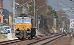 Die Class66 alla PB13 als Tfzf Richtung Aachen-West am Km ...