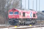 DE62 (266 062) am 08.03.10 in T��ling  ...