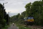 266 063-7 als Tfzf in Karlsruhe Rintheim 21.7.11  ...