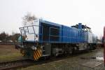 br-275-mak-g-1206 Rurtalbahn V155 (275 636-9).
Aufgenommen auf dem �PNV Tag am 6.12.2009 in Kaldenkirchen.