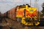 br-275-mak-g-1206 Die 541 der E&H in Ratingen Lintorf , am 13,12,09