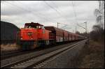 Wieder ein Ganzzug, diesmal brummt Lok 829 (9280 1275 817-5 ...
