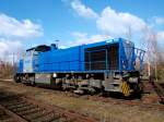 Abgestellt am 04.03.2010 in Aachen West, V151 Josy , eine MaK ...