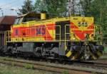 EH 545 mit Kalkzug am 5.5.10 in Ratingen-Lintorf ... EH 545 mit Kalkzug am 5.5.10 in Ratingen-Lintorf ...