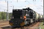 MRCE 275 009-9 rangiert am 30.04. 10 in Hosena  ...