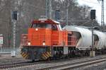 Hier Mak G 1206 von North rail am 23.01.2012 bei ...