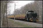 br-277-g1700-2-bb Raildox 500 1592 'Dagmar' mit einem Schienenzug Richtung Frankfurt/Oder (NVR-Nummer 92 80 1277 015-4 D-DISPO, angemietet von MRCE, gesehen Erkner 06.04.2010)