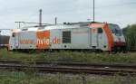 285 102 der hvle steht am 16.4.10 in Duisburg-Ruhrort  ...