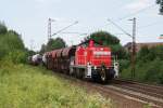 BR 294 294 761-2 mit gem. Gz in Limmer am 24.06.09