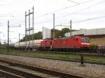 DB 185 116 mit V 294 843 im Schlepp bei ...