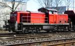 BR 294 Diesellok 294 722-4- kurze Unterbrechung der Rangierarbeiten am 6.4.10 in Menden -