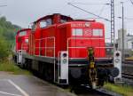 Die 294 777-8 stand am 29.05.2009 in Stolberg Hbf abgestellt ...
