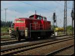 BR 294 294 896 als Lz bei der Durchfahrt durch Duisburg Bissingheim, 06.07.2010