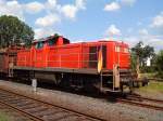 294 809-9 Zur Zeit der Fu�ball EM im Bahnhof Sarnau, ...