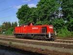 Die 294 747 am 13.05.2008 bei einer Rangierfahrt in Lichtenfels. ...