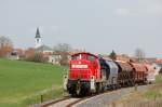 294 676 am 16.04.2010 bei Gebenbach (Strecke Amberg-Schnaittenbach)  ...