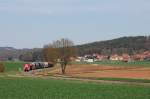 br-294-remotorisiert-ab-294-501 294 676 mit G�terzug am 23.04.2010 bei Mimbach (Strecke Amberg-Schnaittenbach)
