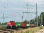 295 078-0 hat am 2.08.10 einen �bergabezug aus Hamburg-Waltershof am ...