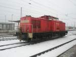 Hier 298 308-8, abgestellt am 23.12.2009 in Angerm�nde.  ...