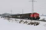 298 315-3 bei M�row-Oberdorf auf dem Weg nach Schwedt. 19.02.2010 ...