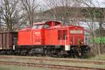 BR 298 298 308-8 unterwegs auf der Eberswalder Industriebahn mit der �bergabe von Theo Steil zum Bhf Eberswalde 15.04.2010