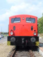 Eine V15 (311/312)stand am 04.07.2009 beim Bahnhofsfest in Wittenberge.  ...