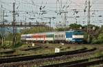 ZSR 350 008 mit EC 344 Avala (Belgrad - Prag) ...